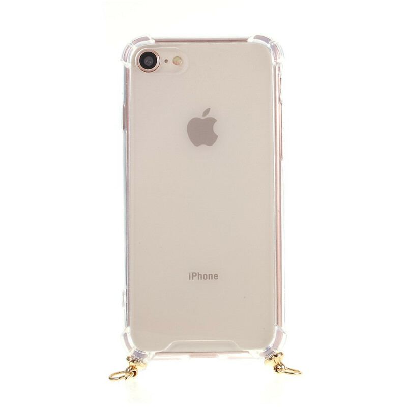 Cover iPhone SE 3 / SE 2 / 8 / 7 Hybrid Med Farvet Ledning