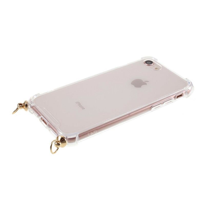 Cover iPhone SE 3 / SE 2 / 8 / 7 Hybrid Med Farvet Ledning