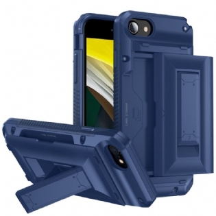Cover iPhone SE 3 / SE 2 / 8 / 7 Kortholder Og Aftagelig Holder