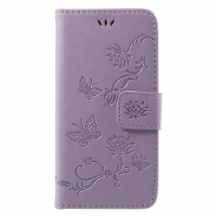 Flip Cover iPhone SE 3 / SE 2 / 8 / 7 Med Snor Strappy Floral