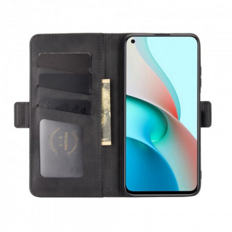 Flip Cover Xiaomi Redmi Note 9 5G Læder Cover Dobbelt Klap