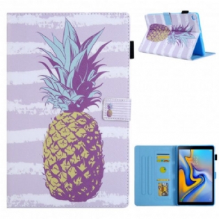 Flip Cover Samsung Galaxy Tab A7 (2020) Ananas Design