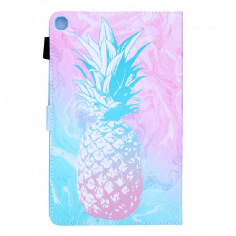 Flip Cover Samsung Galaxy Tab A7 (2020) Ananas Design