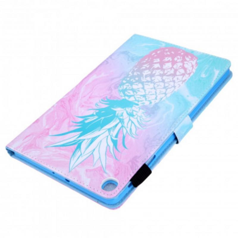 Flip Cover Samsung Galaxy Tab A7 (2020) Ananas Design