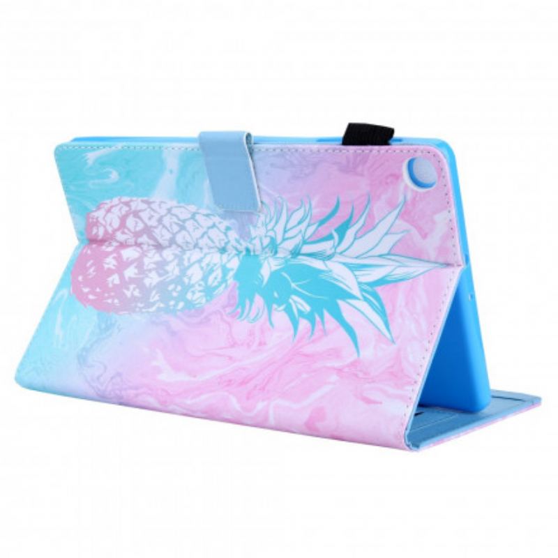 Flip Cover Samsung Galaxy Tab A7 (2020) Ananas Design