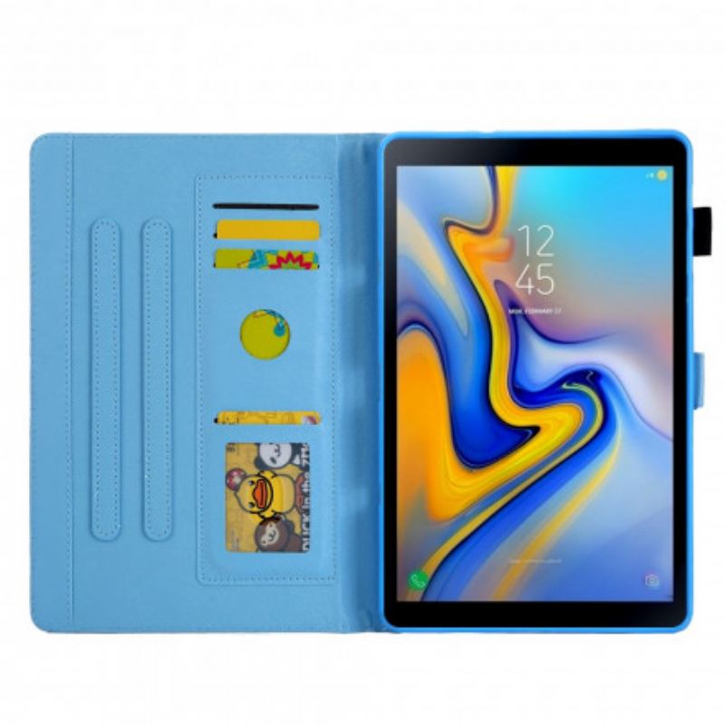 Flip Cover Samsung Galaxy Tab A7 (2020) Ananas Design