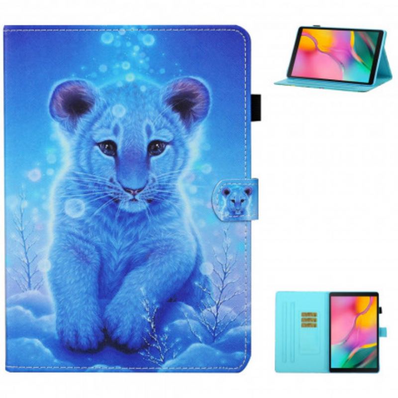 Flip Cover Samsung Galaxy Tab A7 (2020) Baby Tiger