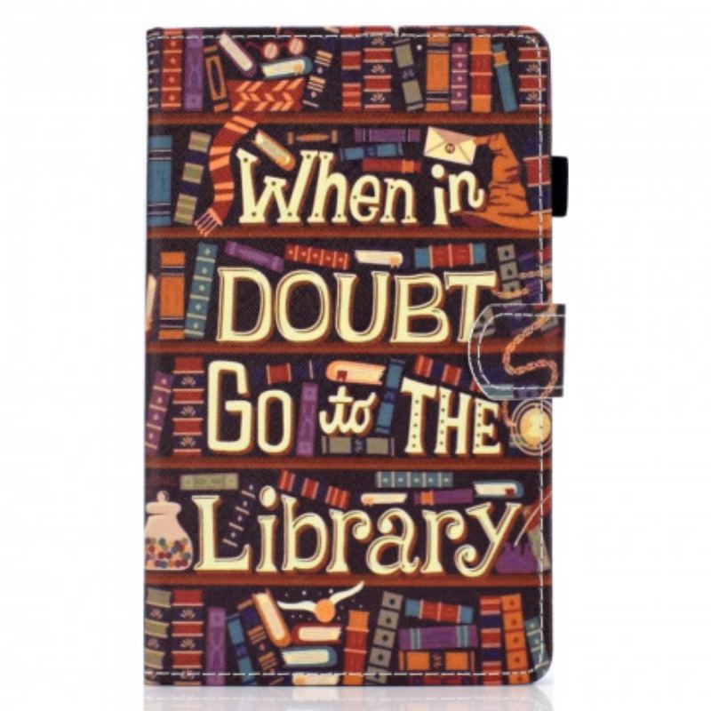 Flip Cover Samsung Galaxy Tab A7 (2020) Bibliotek