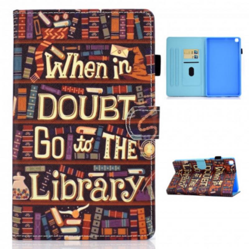 Flip Cover Samsung Galaxy Tab A7 (2020) Bibliotek