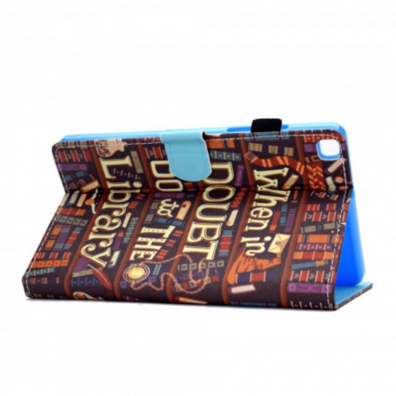 Flip Cover Samsung Galaxy Tab A7 (2020) Bibliotek