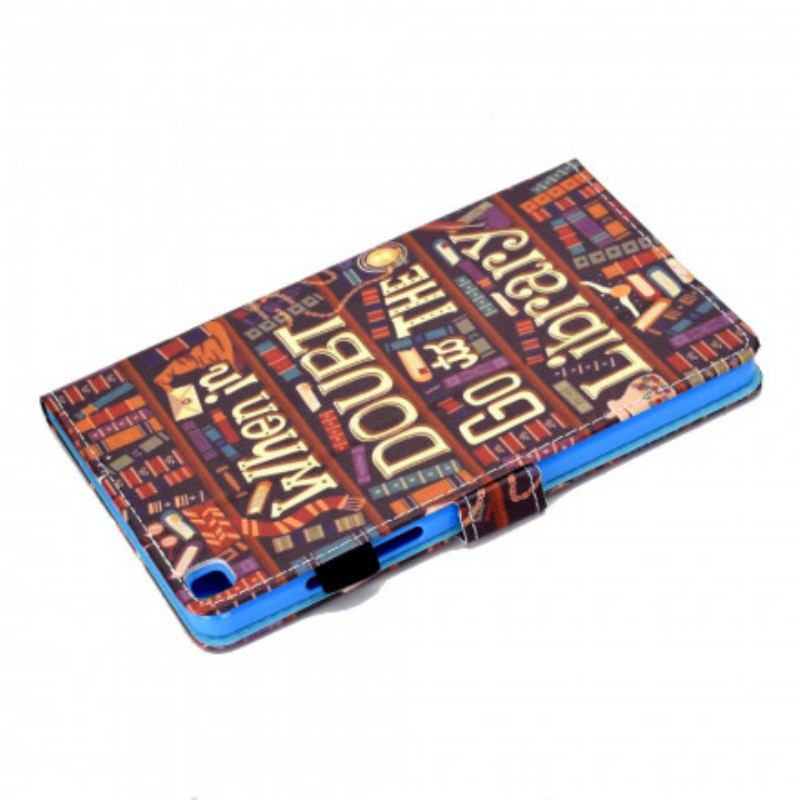 Flip Cover Samsung Galaxy Tab A7 (2020) Bibliotek