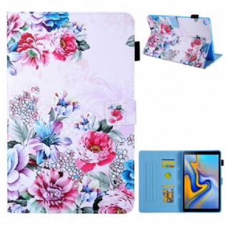 Flip Cover Samsung Galaxy Tab A7 (2020) Blomster Design