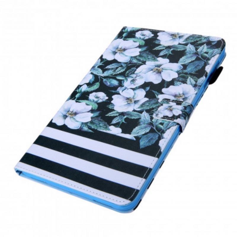 Flip Cover Samsung Galaxy Tab A7 (2020) Blomster Design