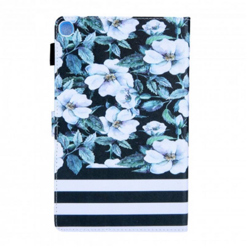 Flip Cover Samsung Galaxy Tab A7 (2020) Blomster Design