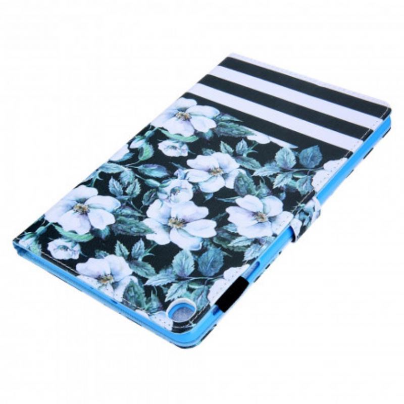 Flip Cover Samsung Galaxy Tab A7 (2020) Blomster Design