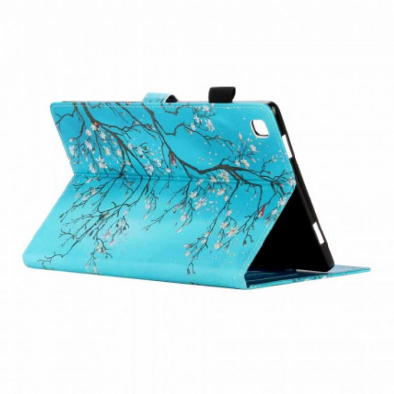 Flip Cover Samsung Galaxy Tab A7 (2020) Blomstrende Grene