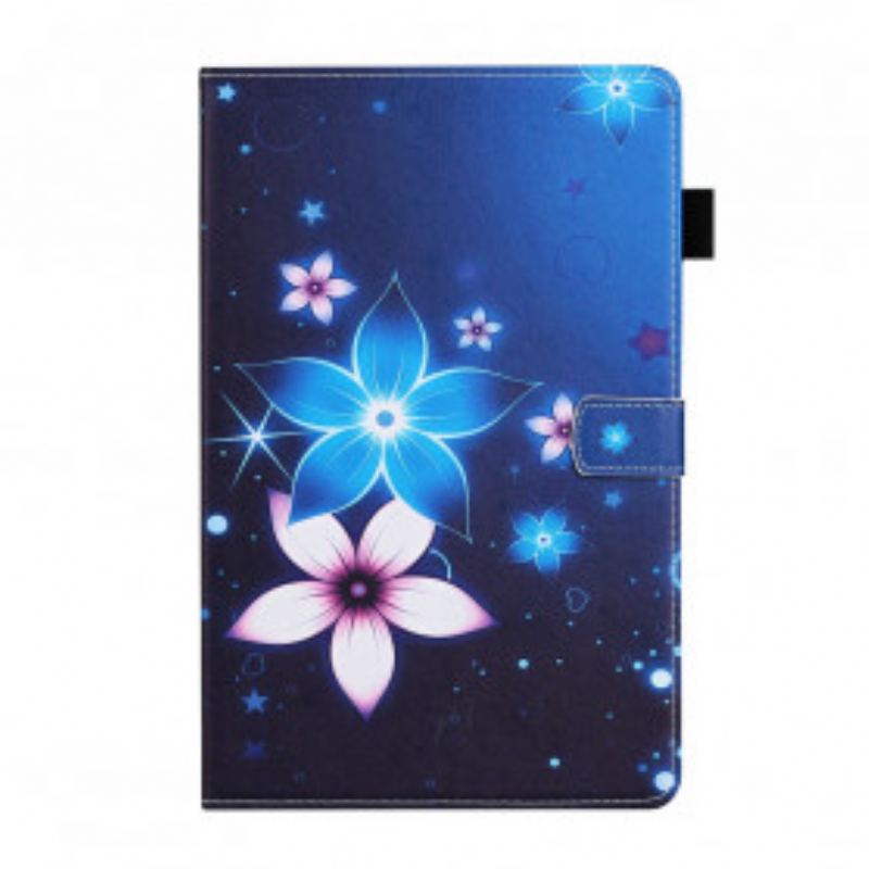 Flip Cover Samsung Galaxy Tab A7 (2020) Blomstret