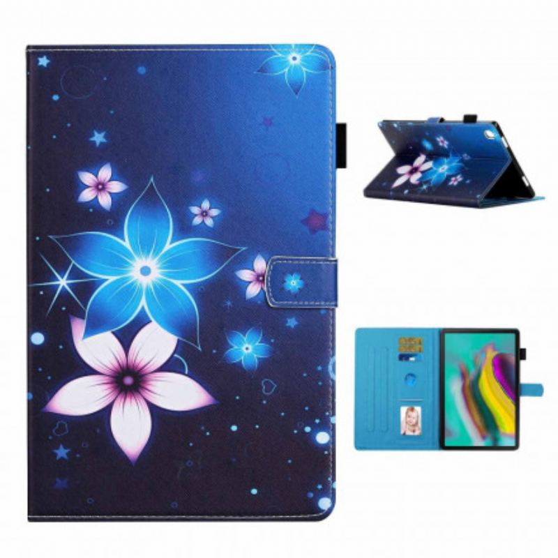 Flip Cover Samsung Galaxy Tab A7 (2020) Blomstret