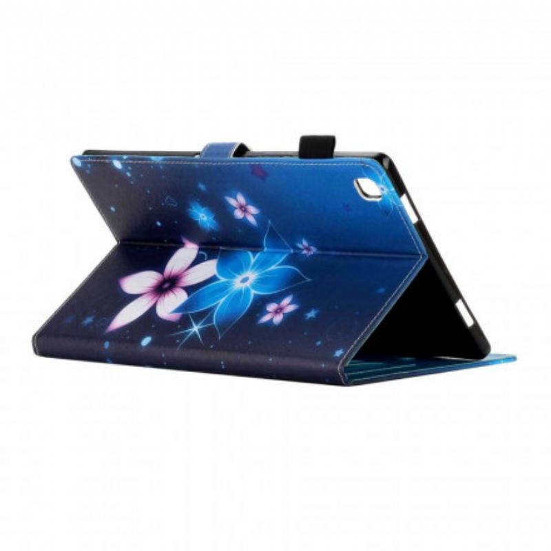 Flip Cover Samsung Galaxy Tab A7 (2020) Blomstret