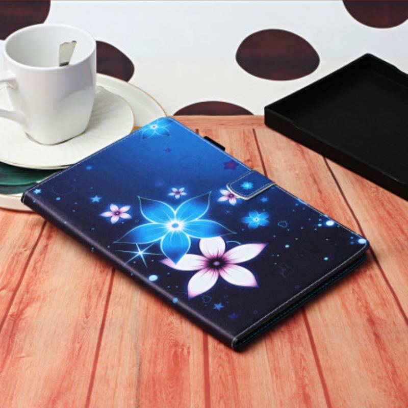 Flip Cover Samsung Galaxy Tab A7 (2020) Blomstret