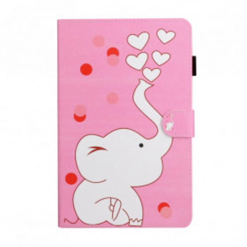 Flip Cover Samsung Galaxy Tab A7 (2020) Elefant Forelsket