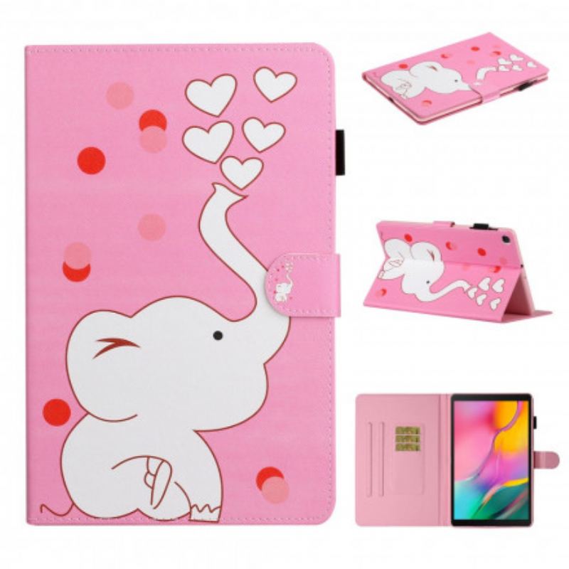 Flip Cover Samsung Galaxy Tab A7 (2020) Elefant Forelsket