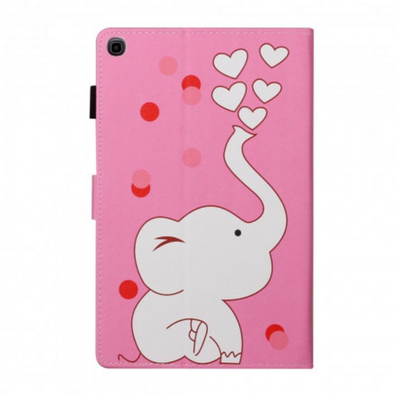 Flip Cover Samsung Galaxy Tab A7 (2020) Elefant Forelsket