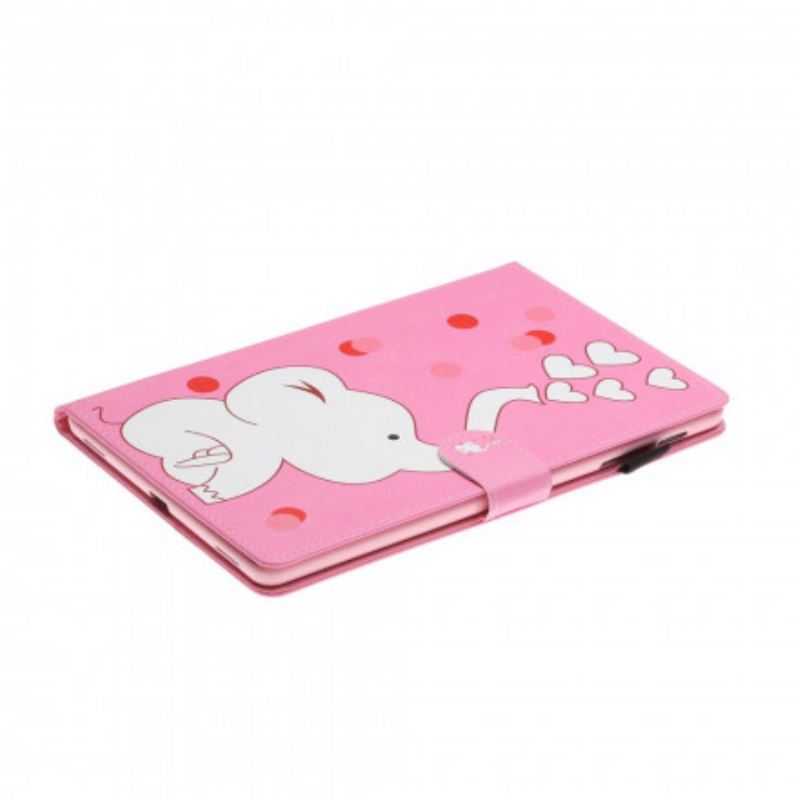 Flip Cover Samsung Galaxy Tab A7 (2020) Elefant Forelsket