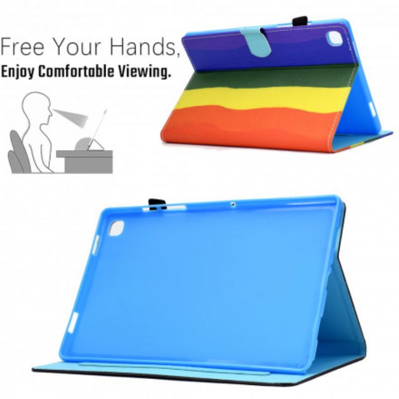 Flip Cover Samsung Galaxy Tab A7 (2020) Farverig