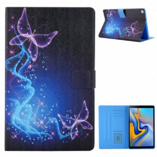 Flip Cover Samsung Galaxy Tab A7 (2020) Farverige Sommerfugle