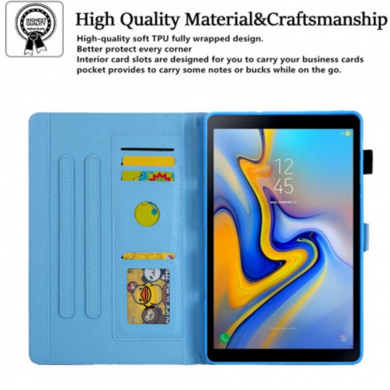 Flip Cover Samsung Galaxy Tab A7 (2020) Flere Sommerfugle