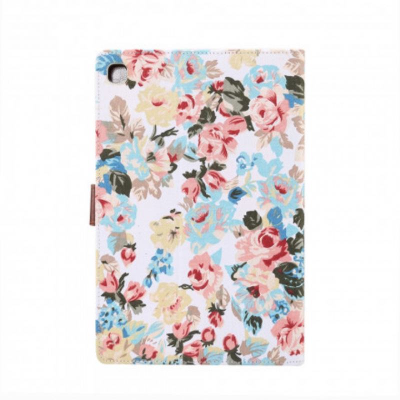 Flip Cover Samsung Galaxy Tab A7 (2020) Frihedsblomster