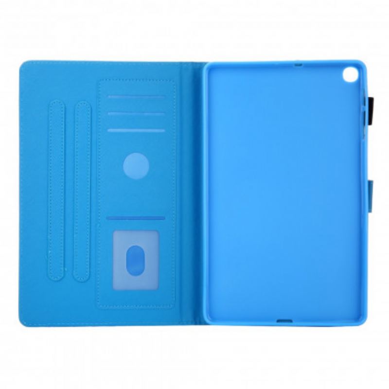 Flip Cover Samsung Galaxy Tab A7 (2020) Geometrisk Mønster