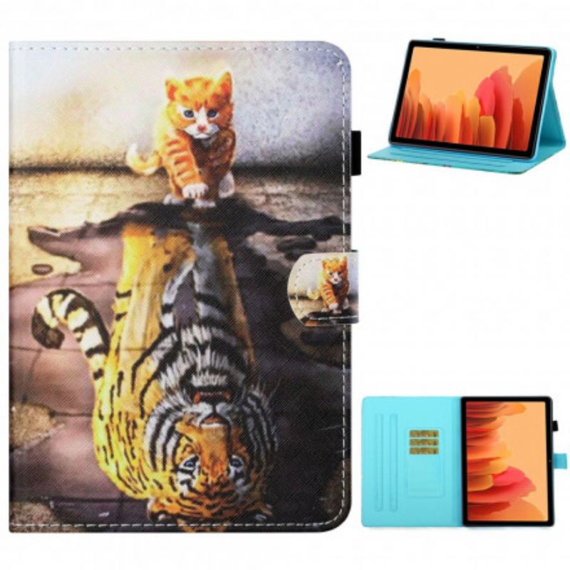 Flip Cover Samsung Galaxy Tab A7 (2020) Kattekunst