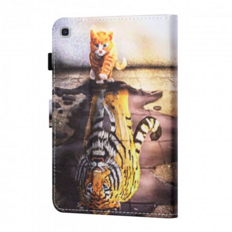 Flip Cover Samsung Galaxy Tab A7 (2020) Kattekunst