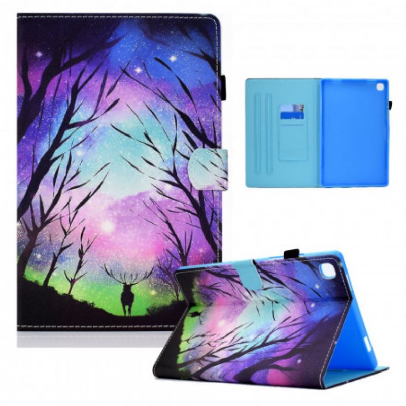 Flip Cover Samsung Galaxy Tab A7 (2020) Kongelig Hjorte