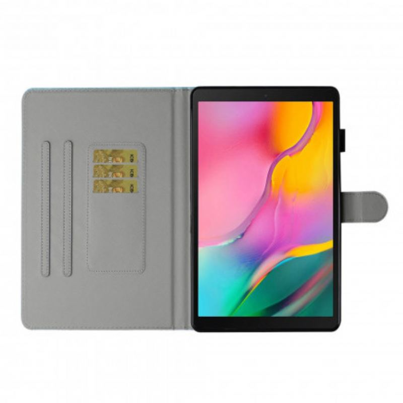 Flip Cover Samsung Galaxy Tab A7 (2020) Måne Moth