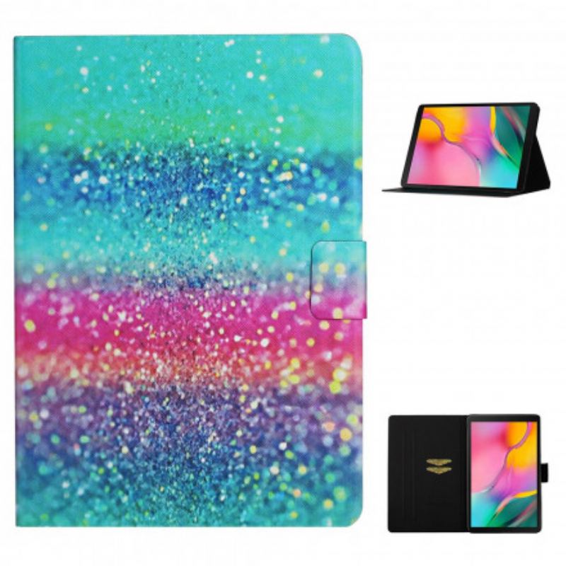 Flip Cover Samsung Galaxy Tab A7 (2020) Pailletter Element