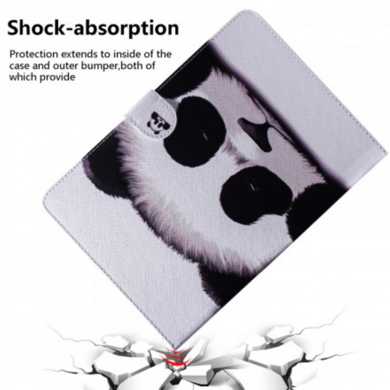 Flip Cover Samsung Galaxy Tab A7 (2020) Panda Hoved