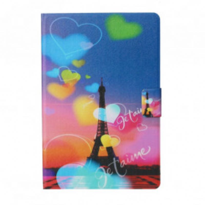 Flip Cover Samsung Galaxy Tab A7 (2020) Paris Jeg Elsker Dig