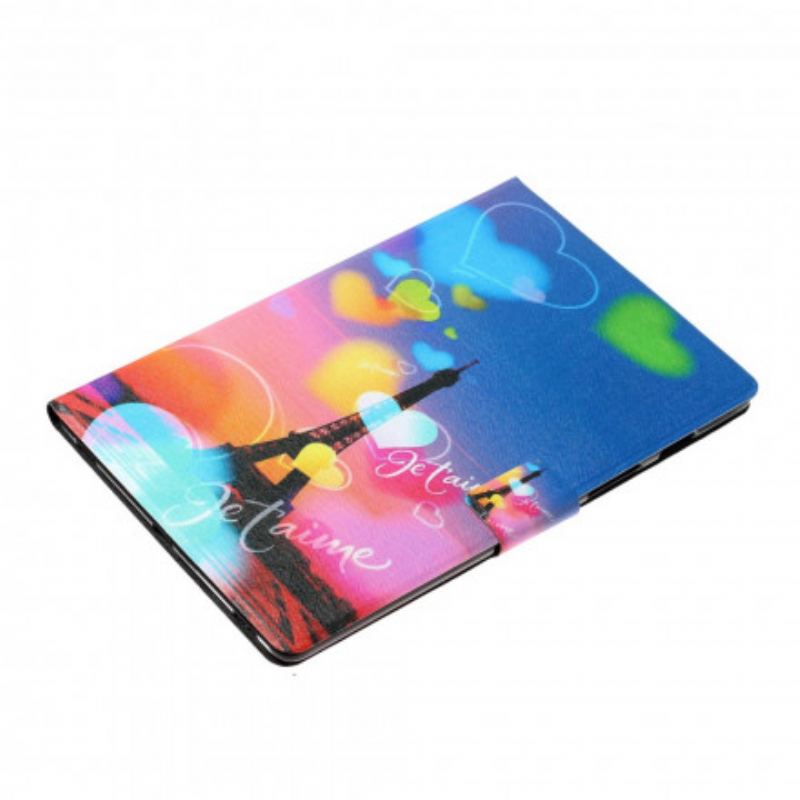 Flip Cover Samsung Galaxy Tab A7 (2020) Paris Jeg Elsker Dig