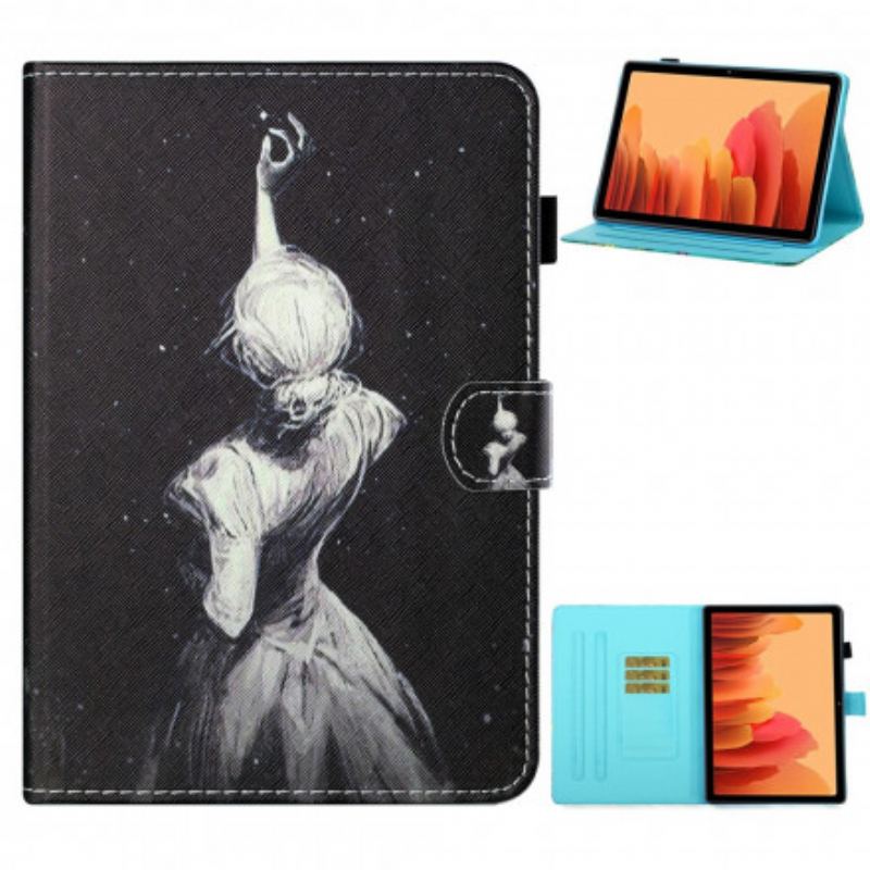 Flip Cover Samsung Galaxy Tab A7 (2020) Pige Kunst