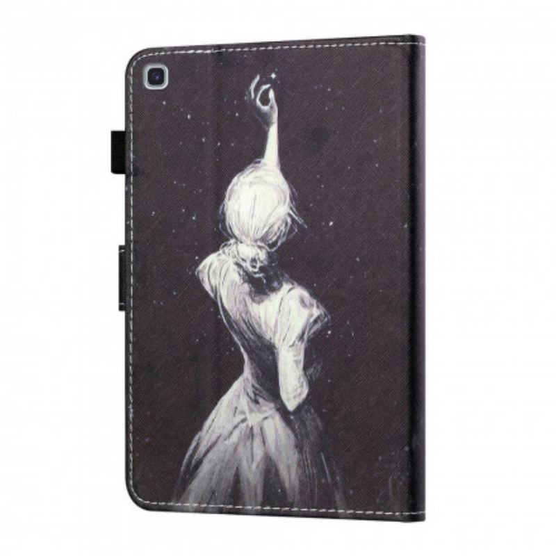 Flip Cover Samsung Galaxy Tab A7 (2020) Pige Kunst