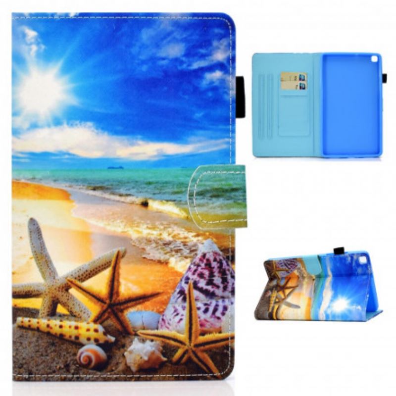 Flip Cover Samsung Galaxy Tab A7 (2020) Sjov Strand