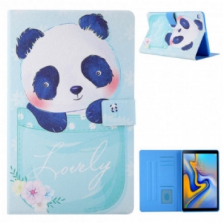 Flip Cover Samsung Galaxy Tab A7 (2020) Sød Panda
