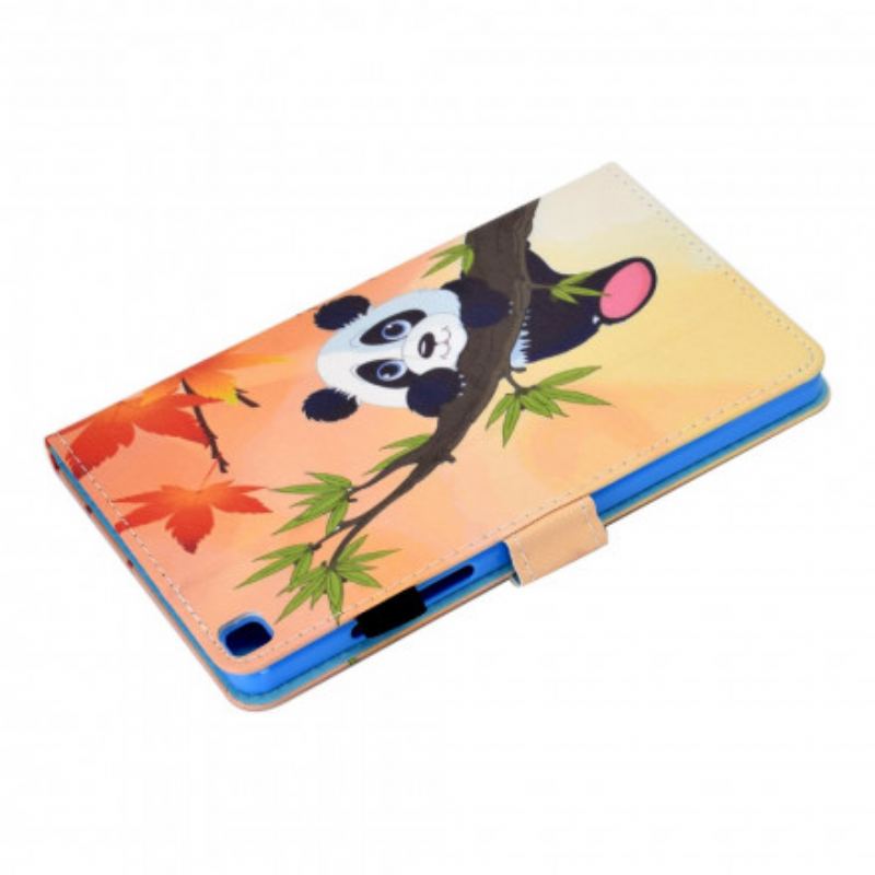 Flip Cover Samsung Galaxy Tab A7 (2020) Sød Panda