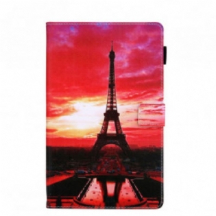 Flip Cover Samsung Galaxy Tab A7 (2020) Solnedgang Eiffeltårnet