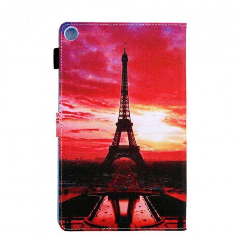 Flip Cover Samsung Galaxy Tab A7 (2020) Solnedgang Eiffeltårnet