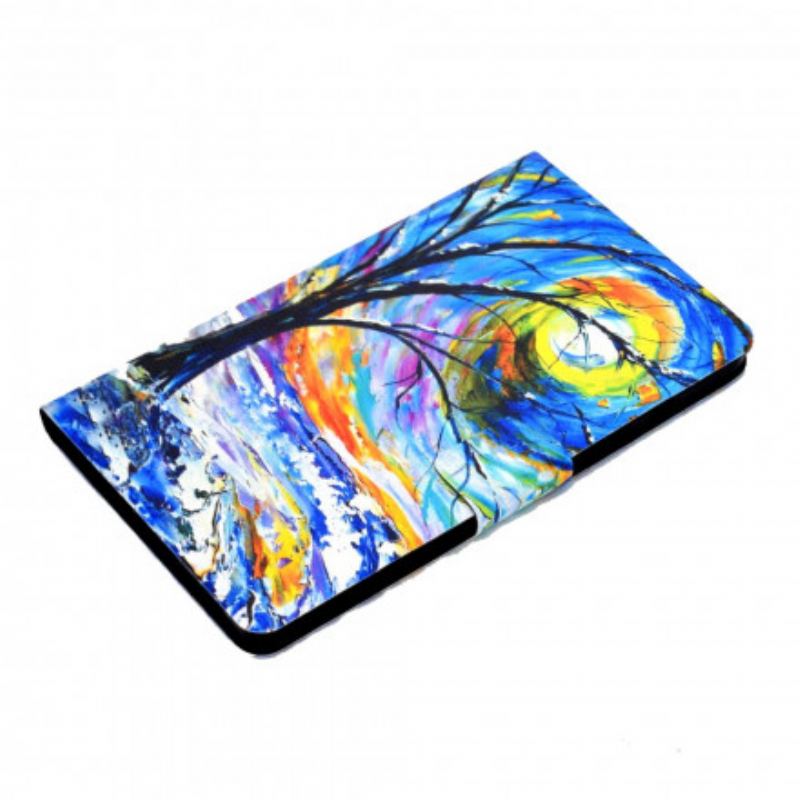 Flip Cover Samsung Galaxy Tab A7 (2020) Træ Kunst