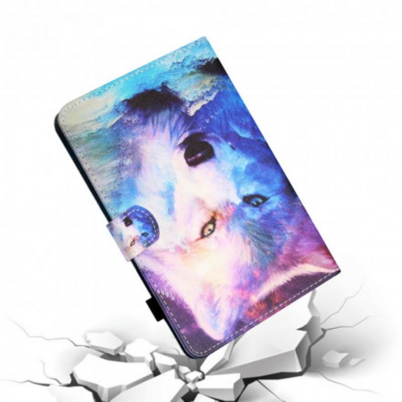 Flip Cover Samsung Galaxy Tab A7 (2020) Wolf Art